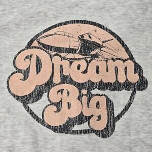 Sport Shuttle DREAM BIG Pullover Graphic NASA Souvenir Kangaroo Sweater Hoodie